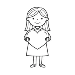 coloriage Maman pour enfants a imprimer