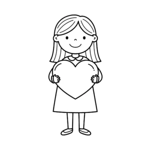 coloriage Maman pour enfants a imprimer
