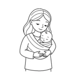 coloriage Maman a imprimer gratuitement
