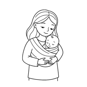 coloriage Maman a imprimer gratuitement