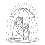 coloriage Maman à imprimer pdf gratuit