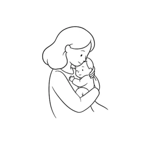 coloriage Maman pour enfant gratuit