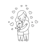 coloriage Maman gratuit en ligne