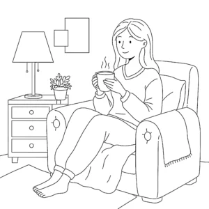 coloriage Maman educatif pour enfant
