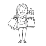 coloriage Maman a dessiner en ligne