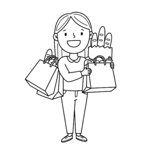 coloriage Maman a dessiner en ligne