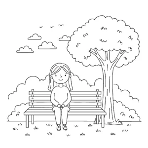 coloriage Maman pour enfant de 5 ans