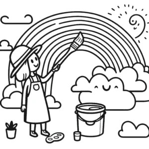 coloriage Maman à imprimer pour enfant de 8 ans