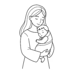 coloriage Maman educatif pour enfant