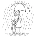 coloriage Maman à imprimer pour enfant de 3 ans