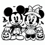 coloriage Mickey et Minnie et dessins