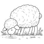 a imprimer coloriage Mouton gratuit
