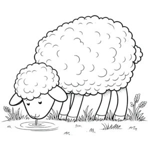 a imprimer coloriage Mouton gratuit
