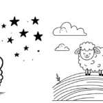 coloriage Mouton pour enfant de à imprimer