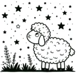 coloriage Mouton à imprimer pdf gratuit