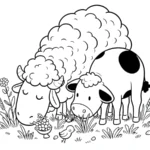 imprimer coloriage Mouton