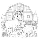 coloriage Mouton gratuit a imprimer