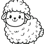 coloriage Mouton à imprimer pdf