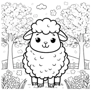 coloriage Mouton d
