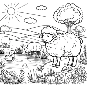 coloriage Mouton d