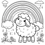 coloriage Mouton a imprimer