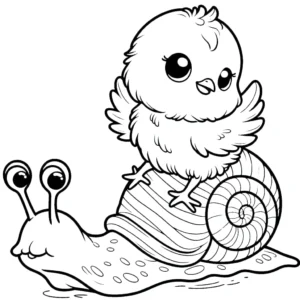 coloriage Poussin a colorier en ligne