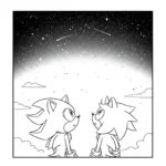 coloriage Sonic Shadow gratuit en ligne