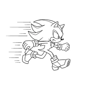 coloriage Sonic Shadow et dessins