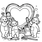 coloriage Teletubbies pour enfant