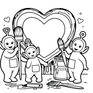 coloriage Teletubbies pour enfant