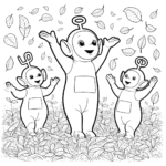 imprimer coloriage Teletubbies pour enfant
