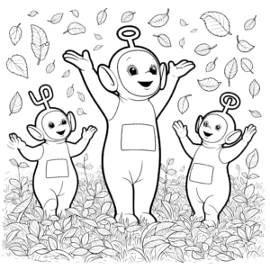 imprimer coloriage Teletubbies pour enfant