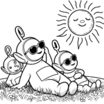 coloriage Teletubbies d