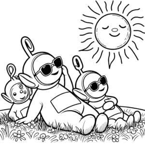 coloriage Teletubbies d