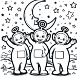 télécharger coloriage Teletubbies gratuit