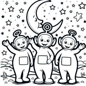 télécharger coloriage Teletubbies gratuit