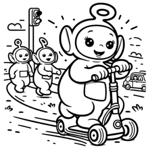 télécharger coloriage Teletubbies gratuit