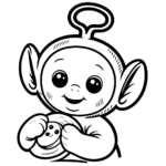 coloriage Teletubbies pour enfants à imprimer