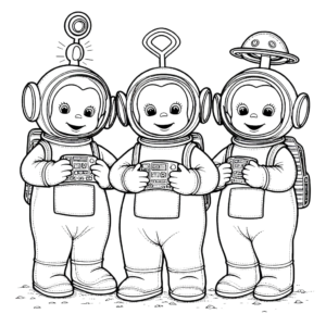 coloriage Teletubbies a dessiner et imprimer
