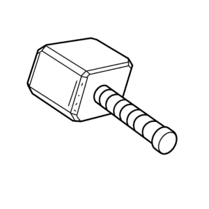télécharger coloriage Thor gratuit