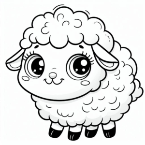 coloriage Mouton a imprimer