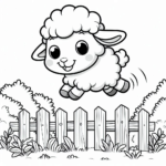 imprimer coloriage Mouton pour enfant