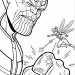 coloriage Thanos pour enfant