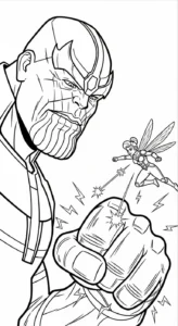 coloriage Thanos pour enfant