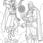 coloriage Thanos pour enfant de 6 ans