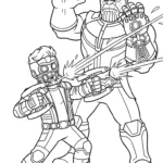 coloriage Thanos gratuit pour enfants