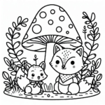 télécharger coloriage champignon gratuit