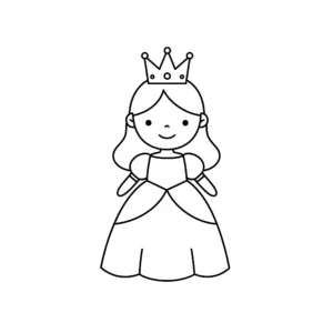 coloriage couronne pour enfant à imprimer