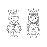 image de coloriage couronne pour enfant