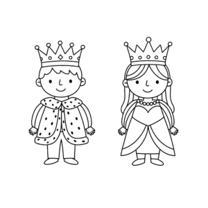 image de coloriage couronne pour enfant